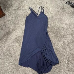 Midi Lush blue strappy dress
